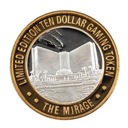 .999 Fine Silver Mirage Las Vegas, Nevada $10 Limited Edition Gaming Token