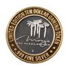 Image 2 : .999 Fine Silver Mirage Las Vegas, Nevada $10 Limited Edition Gaming Token