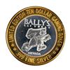 Image 2 : .999 Silver Ballys Las Vegas $10 Casino Limited Edition Gaming Token