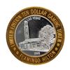 Image 1 : .999 Fine Silver Flamingo Las Vegas, Nevada $10 Limited Edition Gaming Token
