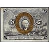 Image 1 : March 3, 1863 Five Cents Second Issue Fractional Currency Note