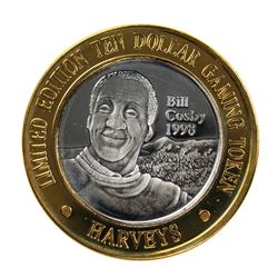 .999 Fine Silver Harveys Resort Lake Tahoe, Nevada $10 Limited Edition Gaming Token