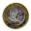 Image 1 : .999 Fine Silver Harveys Resort Lake Tahoe, Nevada $10 Limited Edition Gaming Token