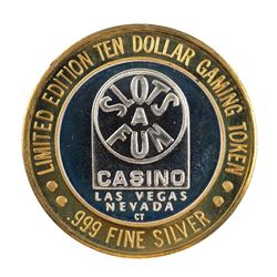 .999 Silver Slots A Fun Casino Las Vegas, NV $10 Limited Edition Casino Gaming Token