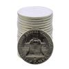 Image 2 : Roll of (20) Brilliant Uncirculated 1963 Franklin Half Dollar Coins