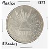 Image 1 : 1877 Mexico 8 Reales Silver Coin