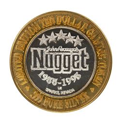 .999 Fine Silver John Ascuaga's Nugget Sparks, NV $10 Limited Edition Gaming Token