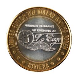 .999 Silver Riviera Hotel & Casino Las Vegas $10 Casino Limited Edition Gaming Token