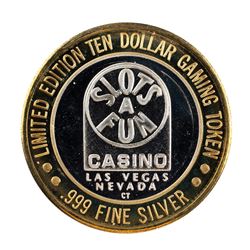 .999 Silver Slots A Fun Casino Las Vegas, NV $10 Limited Edition Casino Gaming Token