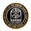 Image 1 : .999 Silver Slots A Fun Casino Las Vegas, NV $10 Limited Edition Casino Gaming Token