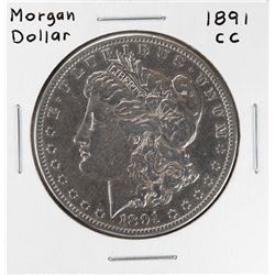 1891-CC $1 Morgan Silver Dollar Coin