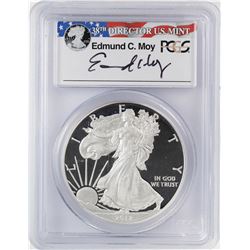 2012-W $1 Proof American Silver Eagle Coin PCGS PR69DCAM Moy Signature