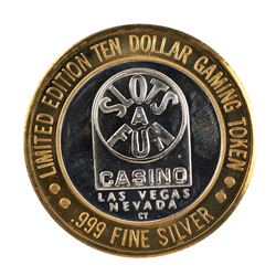.999 Silver Slots A Fun Casino Las Vegas, NV $10 Limited Edition Casino Gaming Token