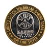 Image 1 : .999 Silver Slots A Fun Casino Las Vegas, NV $10 Limited Edition Casino Gaming Token