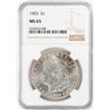 Image 1 : 1903 $1 Morgan Silver Dollar Coin NGC MS65