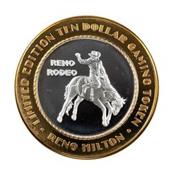 .999 Fine Silver Hilton Reno, Nevada $10 Limited Edition Gaming Token