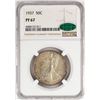 Image 1 : 1937 Proof Walking Liberty Half Dollar Coin NGC PF67 CAC