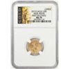 Image 1 : 2015 Wide Reeds $5 American Gold Eagle Coin NGC MS70 First Releases