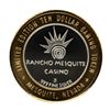 Image 1 : .999 Silver Rancho Mesquite Casino Nevada $10 Casino Limited Edition Gaming Token