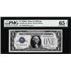 Image 1 : 1928A $1 Funnyback Silver Certificate Note Fr.1601 PMG Gem Uncirculated 65EPQ