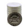 Image 2 : Roll of (20) Brilliant Uncirculated 1963 Franklin Half Dollar Coins