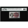 Image 1 : 1863 10 Cent 4th Issue Fractional Currency Note Fr.1261 PMG Choice Uncirculated 66EPQ