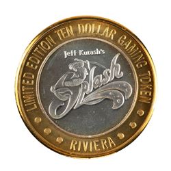 .999 Silver Riviera Hotel & Casino Las Vegas $10 Casino Limited Edition Gaming Token