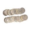 Image 1 : Lot of (25) Circulated 1922-1935 $1 Peace Silver Dollar Coins