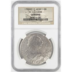 1783MO FF Mexico 8 Reales El Cazador Shipwreck Coin NGC Genuine