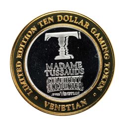 .999 Silver The Venetian Las Vegas, NV $10 Casino Limited Edition Gaming Token