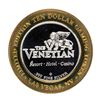 Image 2 : .999 Silver The Venetian Las Vegas, NV $10 Casino Limited Edition Gaming Token
