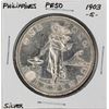 Image 1 : 1903-S Philippines One Peso Silver Coin