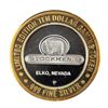 Image 2 : .999 Silver Stockmen's Elko, Nevada $10 Limited Edition Casino Gaming Token