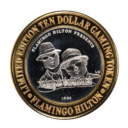 .999 Fine Silver Flamingo Reno, Nevada $10 Limited Edition Gaming Token