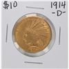 Image 1 : 1914-D $10 Indian Head Eagle Gold Coin