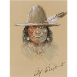 Olaf Wieghorst | A Feather in His Hat