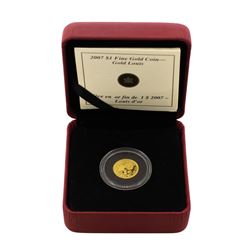 2007 Canada $1 Louis Gold Coin w/ Box & COA