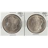 Image 1 : Lot of (2) 1881-S $1 Morgan Silver Dollar Coins