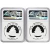 Image 2 : Lot of (2) 2019 China 10 Yuan Silver Panda Coins NGC MS70 Early Releases