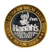 Image 2 : .999 Fine Silver Harrah's Casino Las Vegas, Nevada $10 Limited Edition Gaming Token