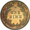 Image 3 : 1912 Proof Barber Dime Coin PCGS PR65 Amazing Toning