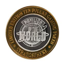 .999 Silver Stratosphere Las Vegas, Nevada $10 Casino Limited Edition Gaming Token