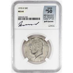 1970-D Kennedy Half Dollar Coin NGC MS64