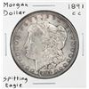 Image 1 : 1891-CC $1 Morgan Silver Dollar Coin