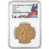 Image 1 : 1876-S $20 Liberty Head Double Eagle Gold Coin NGC AU53