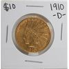 Image 1 : 1910-D $10 Indian Head Eagle Gold Coin