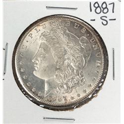 1887-S $1 Morgan Silver Dollar Coin
