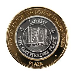 .999 Silver Plaza Las Vegas, NV $10 Casino Limited Edition Gaming Token