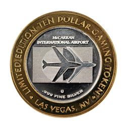 .999 Silver McCarran International Airport Las Vegas, NV $10 Limited Gaming Token