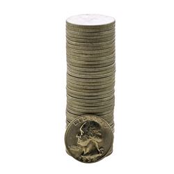 Roll of (40) Brilliant Uncirculated 1954-D Washington Quarter Coins
